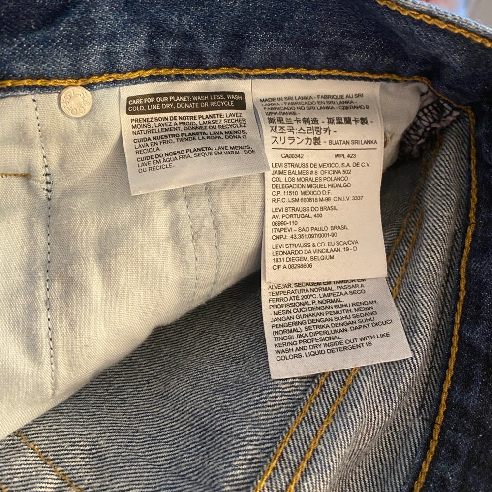 Levi's Dark Blue Mini Skirt - Picture 10 of 16